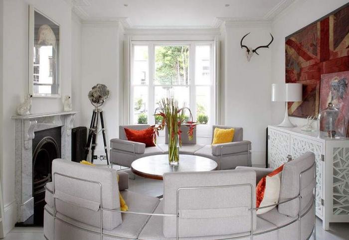 Корпусная мебель для гостиной: фото 50 примеров